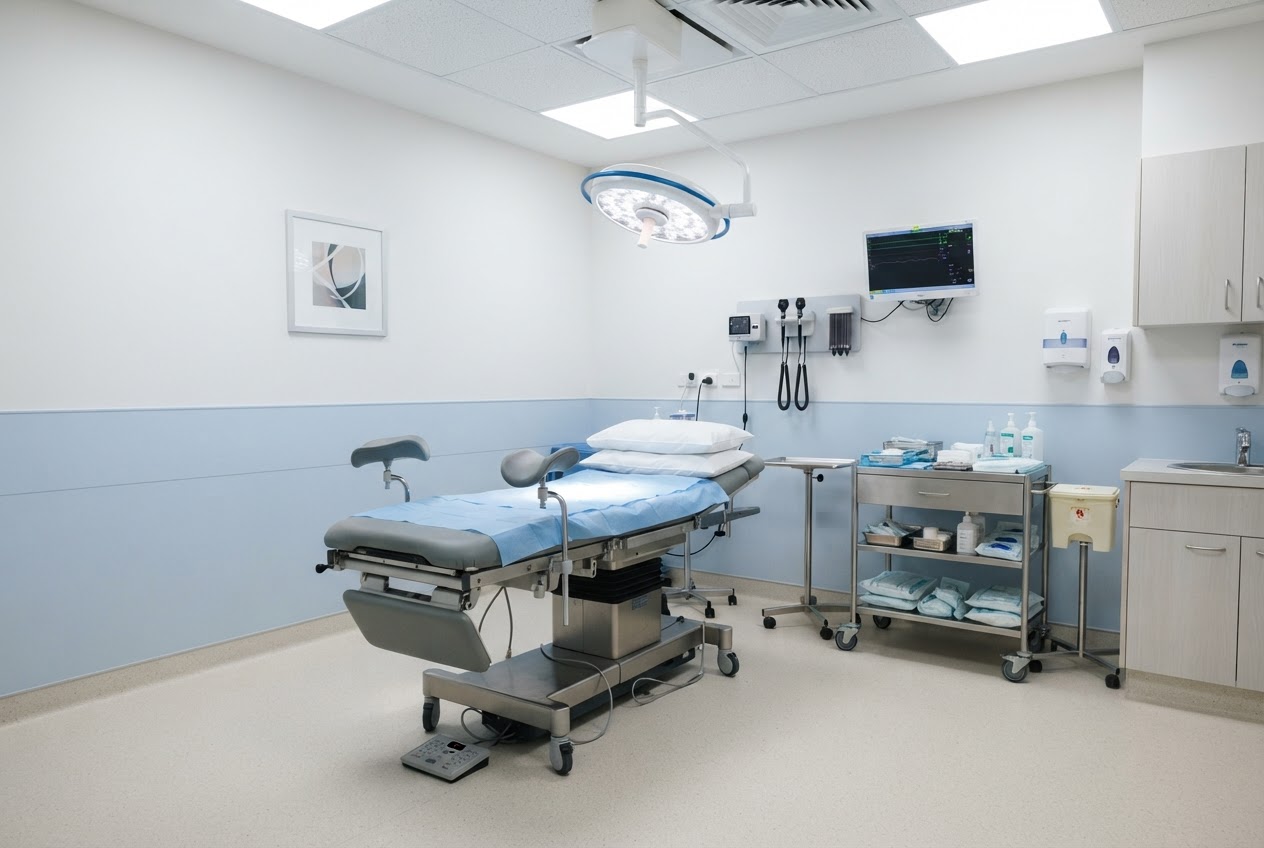 Treatment and procedure room